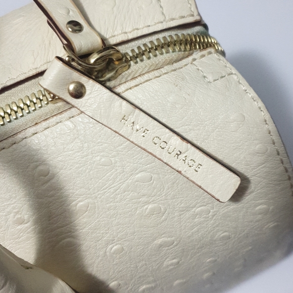 Kate Spade ivory ostrich skin leather doctors bag - Picture 4 of 13